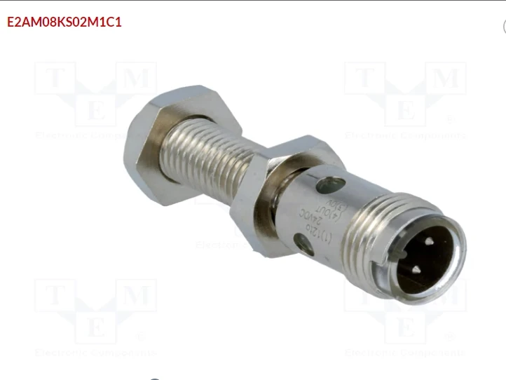 OMRON E2A-M08KS02-M1-C1 SOTI: NPN / NON; 0÷2mm; 12÷24VDC; M12; IP67; 200mA