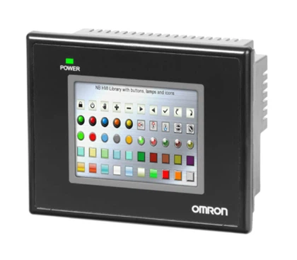 Omron Touch ScreenNB3Q-TW01B-V1, 3.5 pous, TFT LCD, koulè, 320 × 240 pwen, USB Host, Ethernet